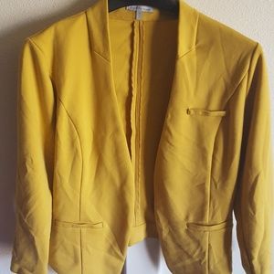 Mustard blazer